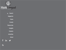 Tablet Screenshot of multilingual.com