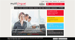 Desktop Screenshot of multilingual.si