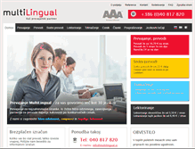 Tablet Screenshot of multilingual.si